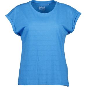Blue Seven dames shirt - shirt dames - 105786 - blauw uni - KM - maat 42