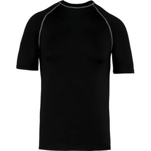 PROACT® Functioneel kids-t-shirt met korte mouwen en anti-UV-bescherming PA4008 - Black - 4/6 years (4/6 ans)