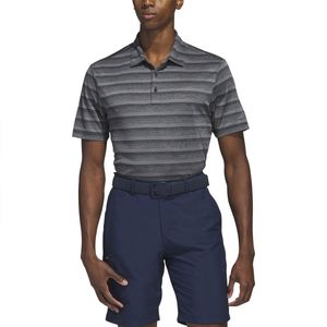 Adidas 2 Color Stripe Polo Met Korte Mouwen Grijs XS
