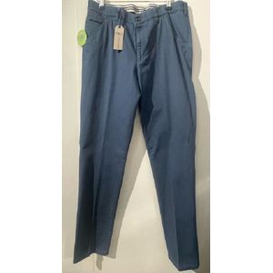 heren broek - dunne zomer pantalon - 2094 - midden blauw - maat 58