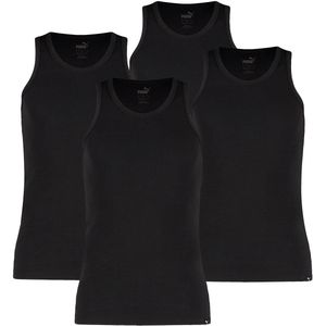 Set van 4 Puma Basic Tank Top Heren herenondershirt met ronde hals