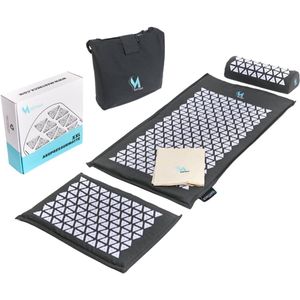 Acupressuurmat XXL met Kokosvezel Kussen voor Massage en Ontspanning