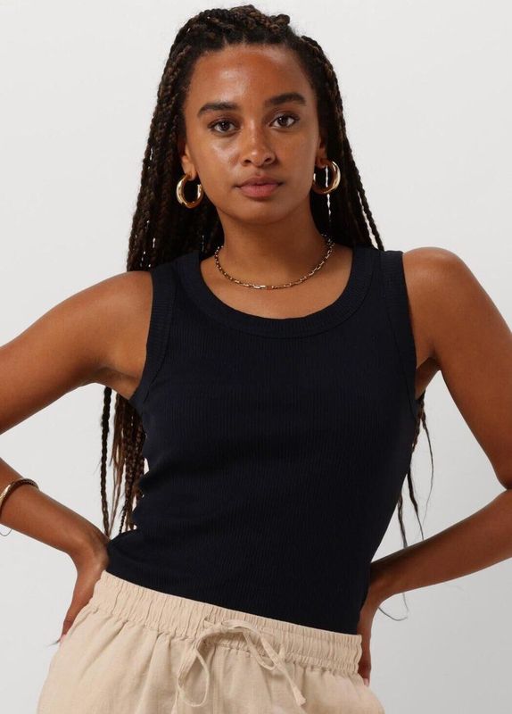 INWEAR Dagnaiw Tank Tops & T-shirts Dames - Shirt - Donkerblauw - Maat L