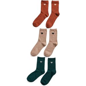 PIECES - PCNOLIA LUREX SOCKS 3-PACK KAC FC - Meisjes - Sokken