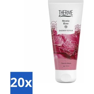 Therme - Mystic Rose - Douche Scrub - Verfrissend - Verzorgend - 200ml - Bulkverpakking - 20 stuks