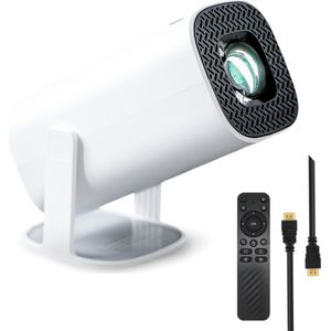 LumeWorks Orion Mini Beamer - 4K Beeldkwaliteit - Projector - Incl HDMI Kabel - Android 11 - Voor IOS & Android - Home Cinema - Draagbaar - Wit