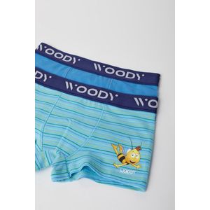 Woody boxer jongens - blauw - Maya de bij - 221-1-CCD-Z/039 - maat 140