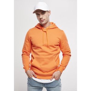 Urban Classics - Organic Basic Hoodie/trui - S - Oranje