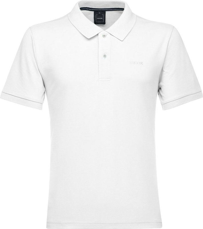Geox Piquet 1 Korte Mouw Poloshirt Wit M Man