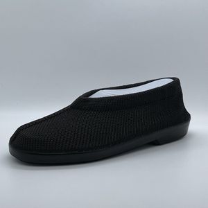 Gebreide Schoen - Zwart - Pantoffel