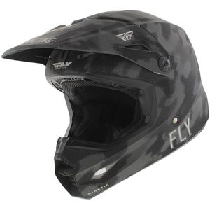Fly Racing Kinetic kinder crosshelm S.E. Tactic mat Grijs Camo - Kids L