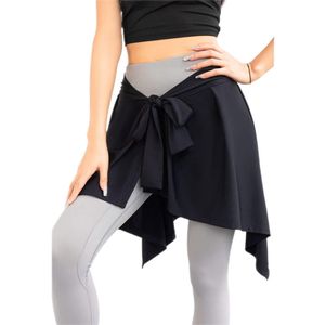 Vrouwen Elegante Polyester Fitness Pareo Wrap Rok Tennis Cover-up Korte Wrap Fitness Rok Strandjurken