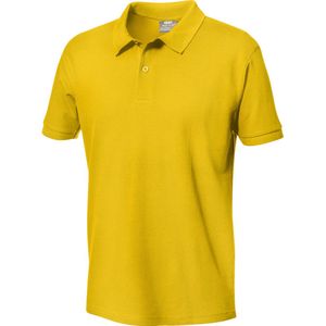 SIR SAFETY PIQUET Korte mouw Werkpolo HEREN Geel - 100% Katoen - 180 g/m² - Dubbel Gestikt