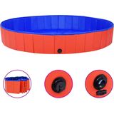 vidaXL-Hondenzwembad-inklapbaar-80x20-cm-PVC-rood