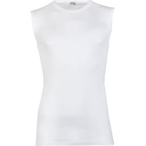 Beeren Mouwloos shirt met ronde hals - wit - 100 % katoen - Maat XXL