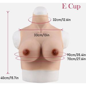 Siliconen Borsten- Cup E- Crossdresser-Travestie-Nep Borsten-Cosplay