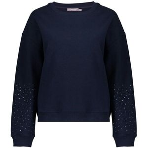 Geisha - 52825-41 - Sweater - Navy - Boxy Pasvorm