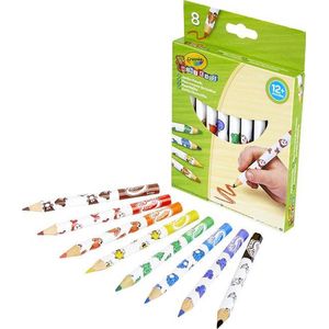 Crayola - Mini Kids - Potlood - 8 Dikke Kleurpotloden Voor Kinderen