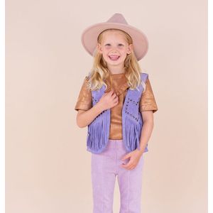 Kids Cowboy Gilet Lila