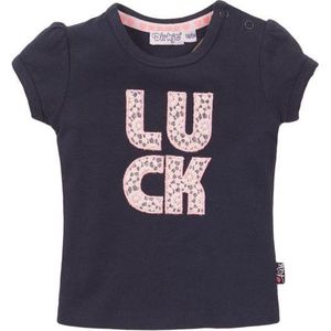 Dirkje - meisjes - shirt - navy blauw - maat 56