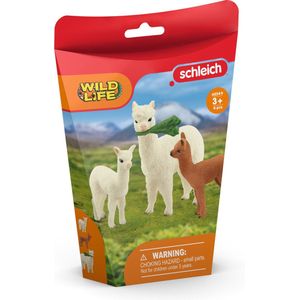 schleich WILD LIFE - Alpaca famillie - Speelfigurenset - Kinderspeelgoed voor Jongens en Meisjes - 3 tot 8 jaar - 42544