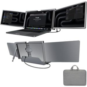 Triple Portable Monitor Expert 14"" OneCable - IPS - Extra scherm laptop - Tri screen monitor - Inclusief draagtas