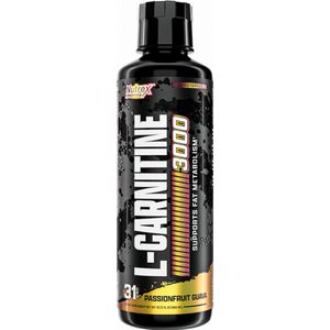 Nutrex Research - Liquid Carnitine 3000 - Vloeibare Carnitine - 465 ml - Passionfruit Guava