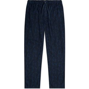 Schiesser - Lange Pyjamabroek - Blauw - Paisley Print
