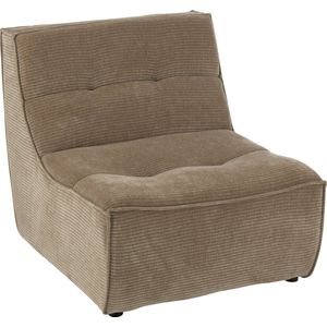 J-Line sofa Grid - populierenhout/schuim - donkertaupe