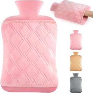 Hot Water Bottle Hot Water Bag met Soft Cover Grote Capaciteit voor Hand Voeten Warm