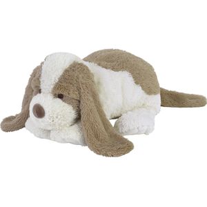 Happy Horse Hond David Knuffel 38cm - Wit/Beige - Baby knuffel