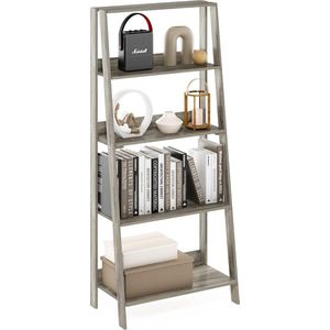 boekenplank, kunstzinnige moderne boekenkast, boekenrek, opbergrek planken boekenhouder organizer voor boeken, 32.99 x 59.99 x 135.99 cm