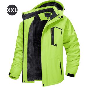 Livano Winterjas Voor Heren - Parka - Winter - Jas - Volwassen - Groen - Maat XXL