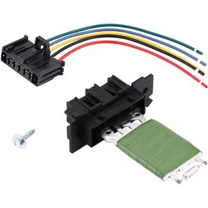 Motor Blower Weerstand Auto Heater Regulator Ventilator Module Complete Kit met Bedrading Reparatie Plug Harnas Airconditioning Snelheid Vervanging 77364061 55702407 13248240 6845796 95508692