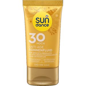 SUNDANCE Zonnebrand voor het gezicht SPF 30 - Anti Age Zonnebrand - Zonnebrand gezicht SPF 30 - Zonnebrandcreme met hyaluron