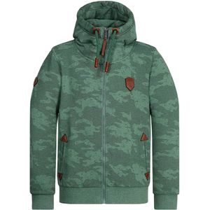 Naketano - Hoodie Schwarzkopf - Groen Melange - XXL