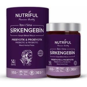 Nutriful Ibn-i Sina Sirkengebin Prebiotische Vormpasta - Gemengde Kruidenpasta Probiotica 240 gr