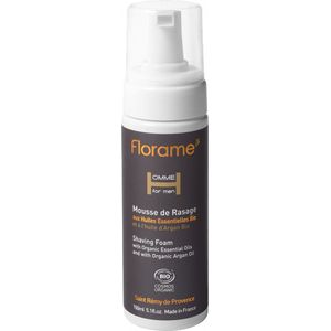 Florame - Scheerschuim - 150 ml - Natuurlijke ingrediënten - Biologisch - Mannen