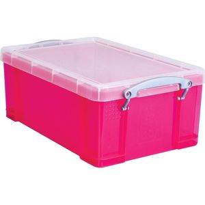 Really Useful Box 9 liter transparant helroze