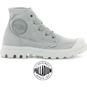 Palladium - Pampa Hi - Dameslaarzen - Beige - Canvas - Licht en Comfortabel