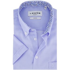 Ledub - Overhemd - Lichtblauw - Katoen - Normale Fit