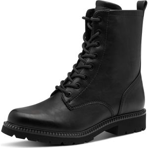 Tamaris - Essentials - Veterboots - Zwart - Blokhak