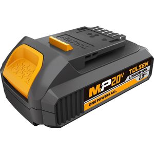 Tolsen Accu 2.0Ah 40Wh - Losse/Vervangende Accu - Li-ion Accu - Led Indicatie - 20V Accu - Geschikt voor alle 20V Tolsen Tools