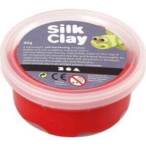 Silk Clay®, rood, 40gr [HOB-79104]