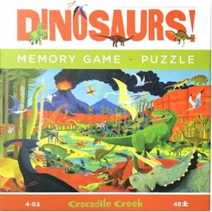 Crocodile Creek en puzzel Dinosaurussen