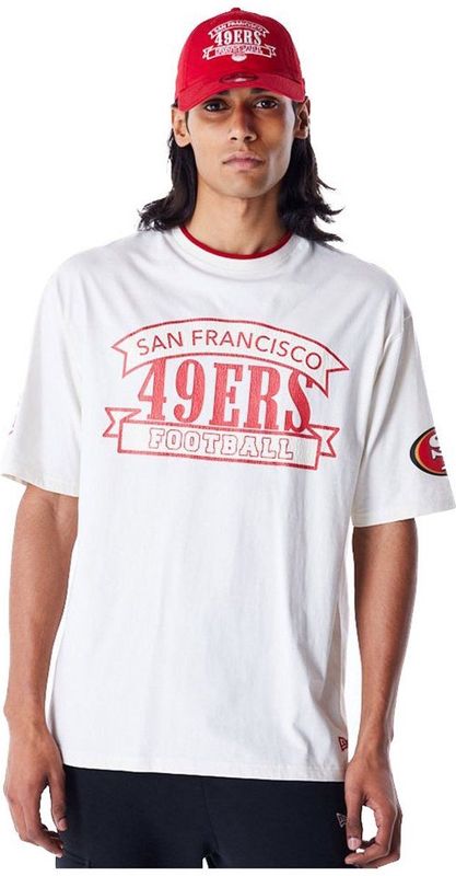 New Era - NFL Graphic San Francisco 49ers - T-shirt - Wit - Korte Mouwen