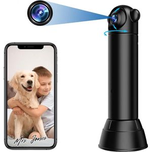 Mrs. Jones Yadayuki Verborgen wifi-camera HD 1080p verborgen spionage wekfunctie mini-spionagecamera nachtzicht bewegingsdetectie - bewaking op afstand .