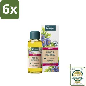 Kneipp - Badolie - Muscle Soothing - Jeneverbes - Verkwikkend voor spieren - 100 ml - Voordeelverpakking - 6 stuks - Aromatherapie - Ontspanning