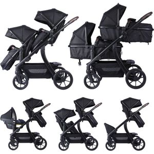 Novi Baby® Duo Premium Pacific Kinderwagen - Black