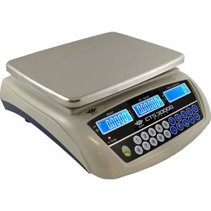 My Weigh Counting - Weegschaal - Keukenweegschaal - Pakketweegschaal - 0,5gr tot 30kg - Zilver
